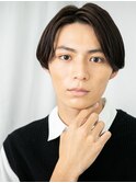 20代30代アッシュブラック刈り上げ王道メンズカットe与野