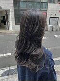 ロング/ハイライト透明感ブルージュカラー　韓国ヘア　SERA