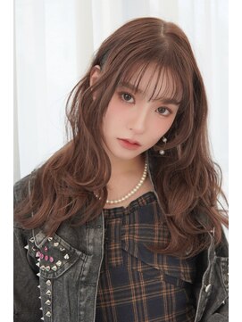 アンジェリカラボ 梅田店(ANGELICA LABO) 似合わせ顔まわりレイヤー大人可愛い韓国ナチュラルブラウン川又