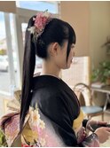 2025 成人式 着付けヘアセット