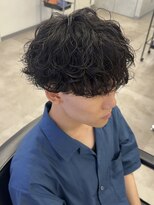 ネクスト 渋谷(NEXT)&nbsp;波巻きパーマ/刈り上げマッシュ