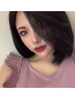 グラス 春吉1号店(glass)&nbsp;ノンダメージカラー+デザインカット+4Stepトリートメント