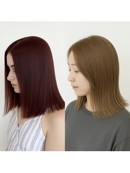 ライフイズ プレジャー 磐田中泉店(Life is… PLEASURE)の写真/ダメージレスな縮毛矯正で憧れの艶髪へ◎お客様一人ひとりの髪の状態を見極め、最適なメニューをご提案！
