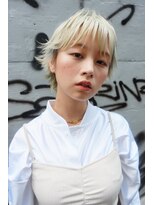 キジ(KIJI) ハンサムショート/ホワイトアッシュ/ハイトーン/ホワイトカラー