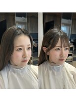 アンジュレーブ(AngeReve)&nbsp;前髪カット・顔周りカットで大変身★レイヤーカットお任せ下さい