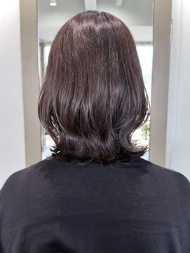 コード 四条河原町駅店(CHORD) ミディアムレイヤー×チョコレートカラー／ツヤ髪スタイル