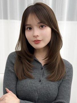 アマトウキョウスマートサロン(AMA TOKYO×Smart Salon) くびれレイヤー/顔まわりカット/レイヤーカット/小顔ヘア