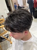 アッシュ 下丸子店(Ash) ニュアンスパーマミディアムパーマセンターパート