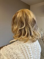 リポゾ(Riposo.)&nbsp;ブリーチあり・ブラウンポイントカラー・ミディアムボブ