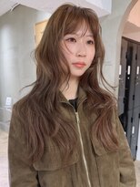 ローレン(LOREN)&nbsp;透明感髪質改善ベージュダブルカラーミルクティーグレージュ