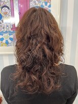 エボノスヘアー エボノスヘアー&nbsp;カプチーノカラーとスパイラルパーマ
