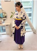 袴着付け/袴/卒業式着付け/着物/袴着付/袴ヘアセット/袴ヘア