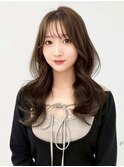 大人っぽ韓国顔まわりカット◎ショコラブラウンカラー