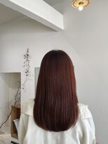 イトア(itoa)&nbsp;赤多めオレンジのまとまりロング