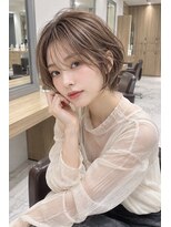 アッシュ 桜新町店(Ash)&nbsp;桜新町/レイヤーカット/ボブ/韓国ダブルカラー/白髪ぼかし