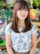 カバーヘア ブリス 上尾西口店(COVER HAIR bliss)&nbsp;*COVER HAIR*きちんと感◎斜めバングワンカールストレートa!