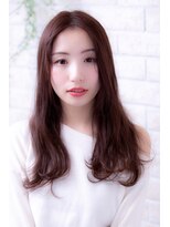 エルデ ナインズ ヘアー スタンド 川口店(elde 9's HAIR STAND)&nbsp;イメチェンフォギーベージュ耳かけ毛先パーマ厚めバング