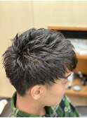 ツーブロック×束感マッシュスタイル