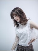 人気の艶髪ミディアムスタイル♪