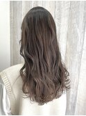 【CIEL×久光】ダークトーンベージュ×ウェーブロング