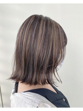 ジーナ 博多(Zina) 【Zina】Aラインボブ/マロンベージュ/透明感/20代30代40代