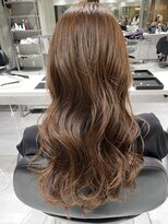 ジンジャー(GINGER) ブラウン×髪質改善×トリートメント×大人カラー×韓国巻き