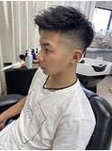 アシメフェードショートスタイル