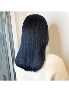 リプク(Rip-Ku18) 【四ツ橋】<髪質改善>ブルーブラック×pim濃密ヘアエステ