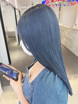 ゲーム 原宿店(GAME) ダブルカラーブルーベージュカラーケアブリーチハイトーンカラー