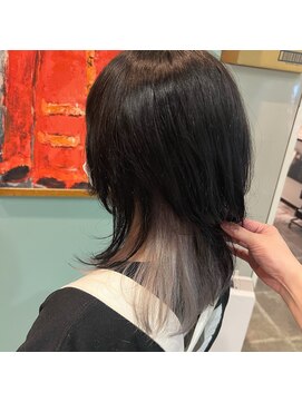 ステレオ ヘアデザイン 安城店(STEREO HAIR DESIGN) ○ウルフ×インナーホワイトベージュ