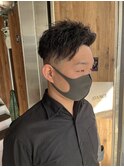 MEN'S HAIR 刈り上げ×サイドパート×ツイストパーマ