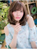韓国風くびれヘア小顔濡れ髪ゆるふわミディc5北浦和20代30代40代
