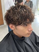 ワンズ リー 下北沢店(ONE's ly)&nbsp;波巻きパーマ/マッシュパーマ/ウルフ/アッシュブラック/下北沢駅