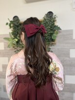 ロカット サロン(Roquat Salon)&nbsp;袴着付けとヘアアレンジ【立川/袴着付/立川南/国分寺/立川/袴】