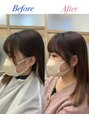 トッカ ヘアーアンドトリートメント 津田沼店(tocca hair&treatment) 丁寧に顔周りのカットしてます！