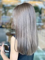 ヘアーエポック(hair epoque) ミルクティーベージュシースルーカラー大人可愛い