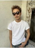 スパイキーショート×ミルクティーベージュ