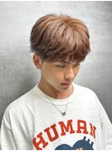 シースルーマッシュ ベージュブラウン