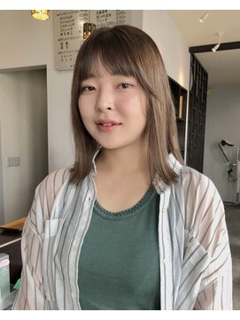 グランヘアー 豊岡店(GRAN HAIR) 透け感ベージュ
