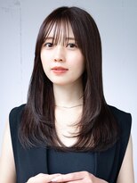 エインアンリー 明治神宮前(AIN.ANLY.)&nbsp;20代30代大人かわいいナチュラル暗髪エアーストレートヘア