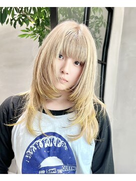 ベック(BECK) Beige×Yellow×裾ブラック