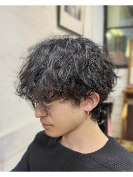 強めシャドウパーマ