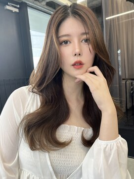 エヌアイ オモテサンドウ(ni omotesando) 憧れ韓国くびれヘア/顔まわりカットレイヤーカット艶髪黒髪