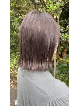 ユウヘアー 尾張旭店(U Hair) 切りっぱなしボブ×透明感カラー