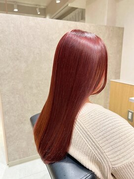 ニカ ボーテ(Nika beaute) 髪質改善カラー☆レッドブラウン