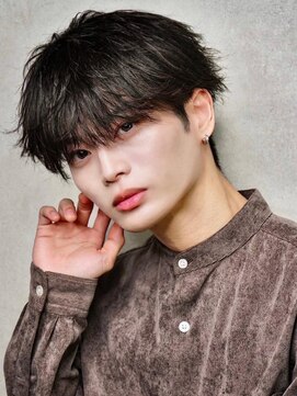 アグ ヘアー イコア 松本筑摩店(Agu hair Ikoa) 《Agu hair》毛流れマッシュ【numberA.×BLEACHi】グロス