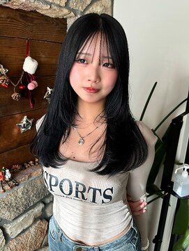 ヘアリゾート粋 ウナム 新宿東口店(enam) 韓国風レイヤー/レイヤーカット/小顔カット/ワンカール