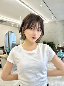 サンド 池袋(sand) レイヤーボブ/くびれボブ/イヤリングカラー/ショートボブ