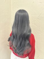 プライズ 表参道原宿店(prize)&nbsp;アッシュグレーハイトーンカラー寒色系カラー