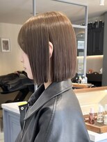 ロンドジェネルーズ 柏(Lond generous)&nbsp;ミニウルフ黒染め髪質改善縮毛矯正酸性ストレートレイヤー/柏柏